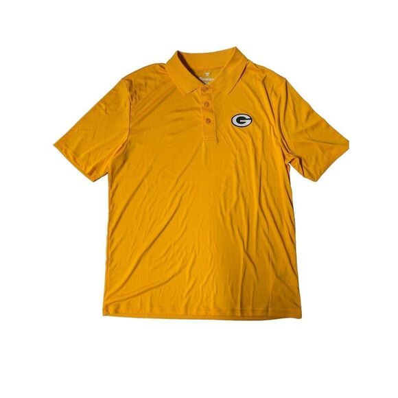 NWT Fanatics Gold Green Bay Packers Component Polo Men's Large - Picture 2 of 6